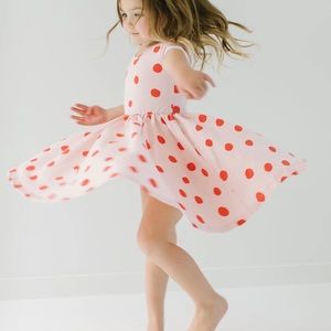 Alice & Ames blush dot ballet tank dress 🩰